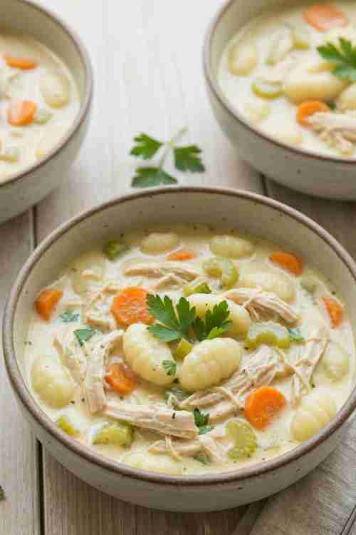 Easy Instant Pot Chicken and Gnocchi Soup (Ready in 30 Minutes)