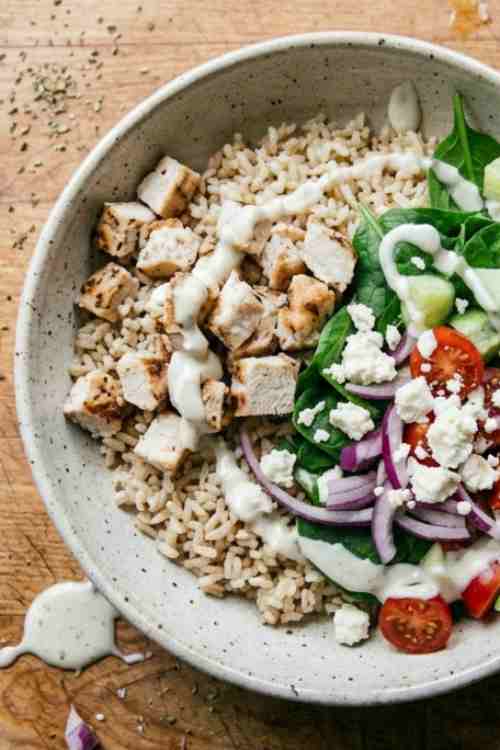 Mediterranean Greek Rice Bowl – Fresh and Easy Lunch or Dinner
