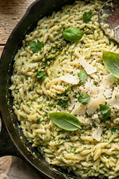 Creamy Pesto Orzo Recipe for Easy Weeknight Dinners