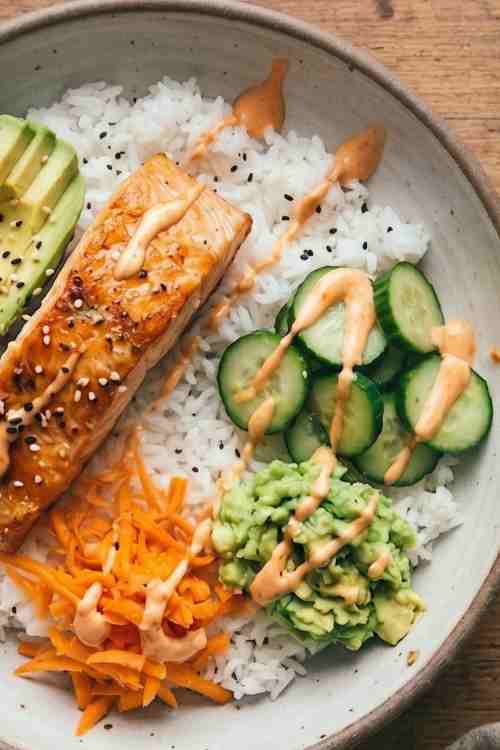 Easy Salmon Rice Bowl Recipe –Tasty and Flavorful Meal in 30 Minutes